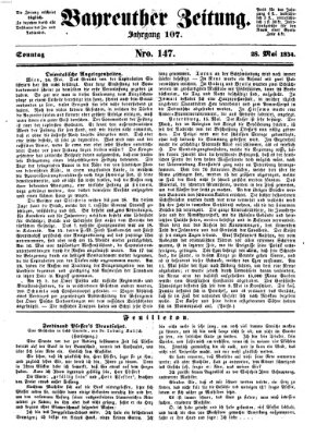 Bayreuther Zeitung Sonntag 28. Mai 1854