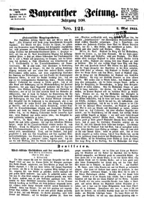 Bayreuther Zeitung Mittwoch 2. Mai 1855