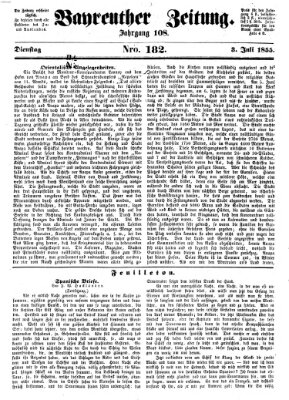 Bayreuther Zeitung Dienstag 3. Juli 1855