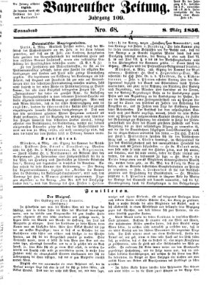 Bayreuther Zeitung Samstag 8. März 1856