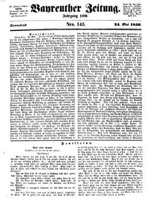 Bayreuther Zeitung Samstag 24. Mai 1856