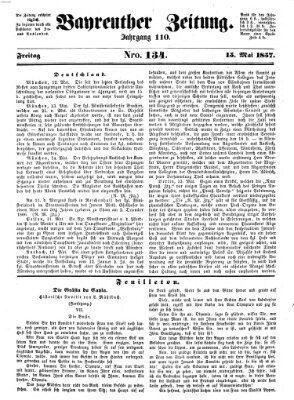 Bayreuther Zeitung Freitag 15. Mai 1857