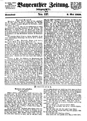 Bayreuther Zeitung Samstag 8. Mai 1858