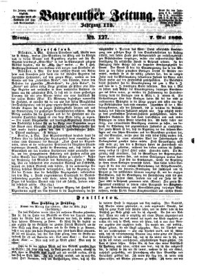 Bayreuther Zeitung Montag 7. Mai 1860