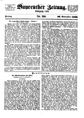 Bayreuther Zeitung Freitag 23. November 1860