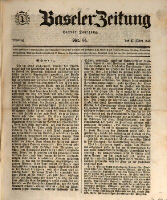 Basler Zeitung Montag 17. März 1834