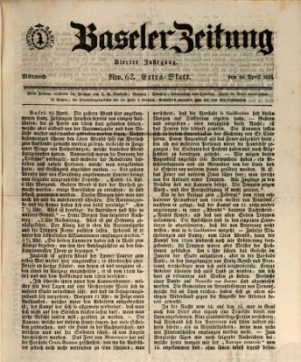 Basler Zeitung Mittwoch 16. April 1834