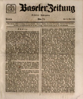 Basler Zeitung Dienstag 10. Mai 1836