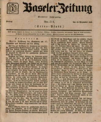 Basler Zeitung Freitag 30. Dezember 1836