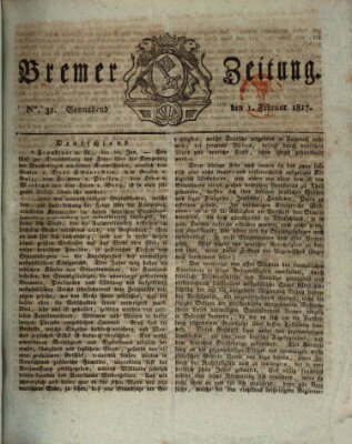Bremer Zeitung Samstag 1. Februar 1817