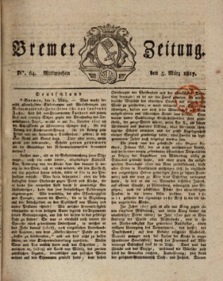 Bremer Zeitung Mittwoch 5. März 1817