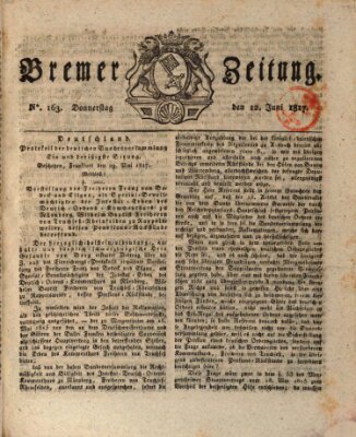 Bremer Zeitung Donnerstag 12. Juni 1817