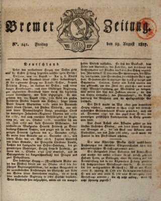 Bremer Zeitung Freitag 29. August 1817