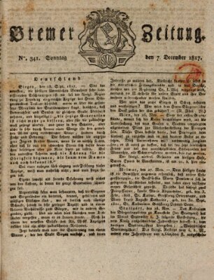 Bremer Zeitung Sonntag 7. Dezember 1817