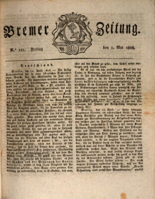 Bremer Zeitung Freitag 1. Mai 1818