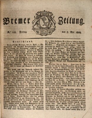 Bremer Zeitung Freitag 8. Mai 1818
