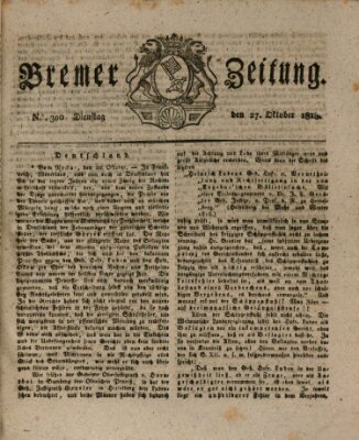 Bremer Zeitung Dienstag 27. Oktober 1818