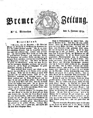 Bremer Zeitung Mittwoch 6. Januar 1819