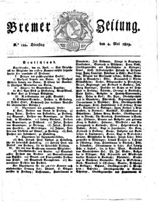 Bremer Zeitung Dienstag 4. Mai 1819