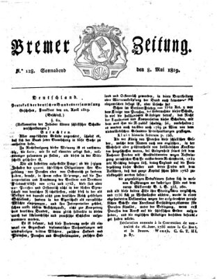 Bremer Zeitung Samstag 8. Mai 1819