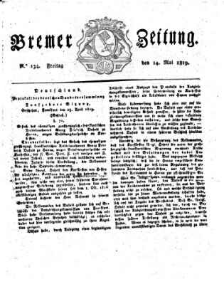 Bremer Zeitung Freitag 14. Mai 1819