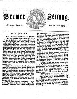 Bremer Zeitung Sonntag 30. Mai 1819