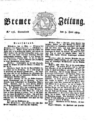 Bremer Zeitung Samstag 5. Juni 1819