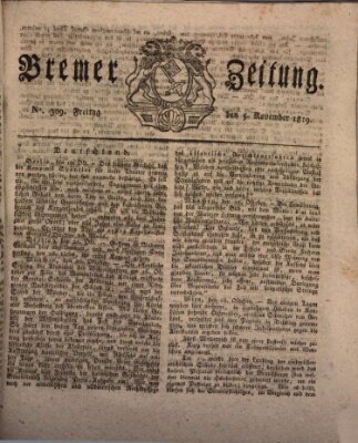 Bremer Zeitung Freitag 5. November 1819