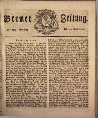 Bremer Zeitung Sonntag 11. Juni 1820