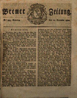 Bremer Zeitung Sonntag 10. Dezember 1820