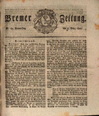 Bremer Zeitung Donnerstag 8. März 1821