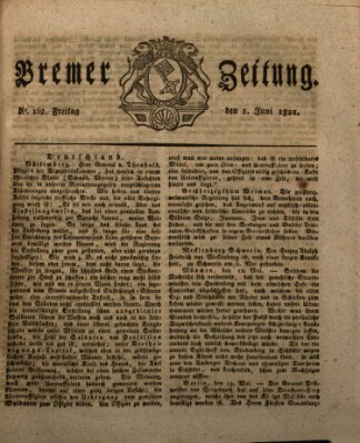 Bremer Zeitung Freitag 1. Juni 1821