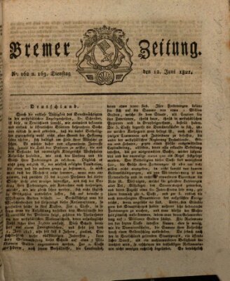 Bremer Zeitung Dienstag 12. Juni 1821