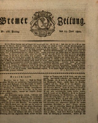 Bremer Zeitung Freitag 15. Juni 1821