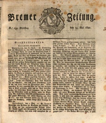 Bremer Zeitung Dienstag 14. Mai 1822