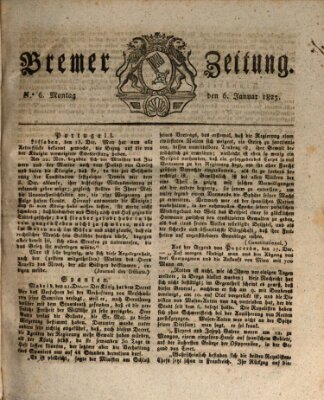 Bremer Zeitung Montag 6. Januar 1823