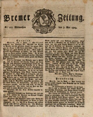 Bremer Zeitung Mittwoch 7. Mai 1823