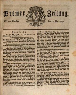 Bremer Zeitung Dienstag 13. Mai 1823