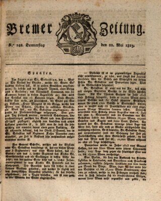 Bremer Zeitung Donnerstag 22. Mai 1823