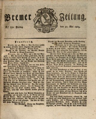 Bremer Zeitung Freitag 30. Mai 1823