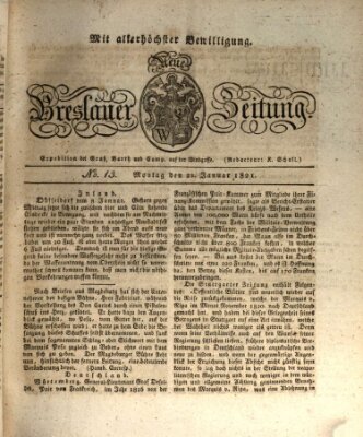 Neue Breslauer Zeitung Montag 22. Januar 1821