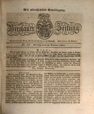 Neue Breslauer Zeitung Montag 29. Januar 1821