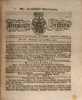 Neue Breslauer Zeitung Mittwoch 28. März 1821