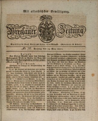 Neue Breslauer Zeitung Montag 14. Mai 1821