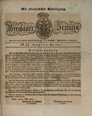 Neue Breslauer Zeitung Montag 21. Mai 1821