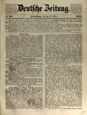 Deutsche Zeitung Freitag 10. März 1848