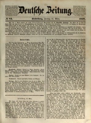 Deutsche Zeitung Freitag 24. März 1848