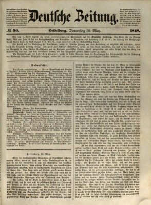 Deutsche Zeitung Donnerstag 30. März 1848