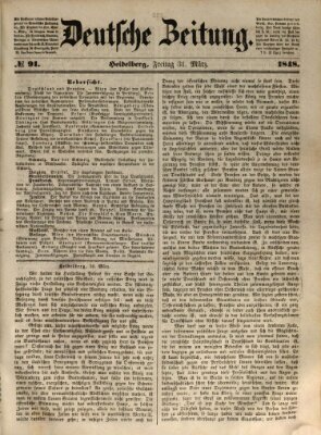 Deutsche Zeitung Freitag 31. März 1848