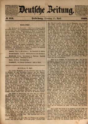 Deutsche Zeitung Sonntag 23. April 1848